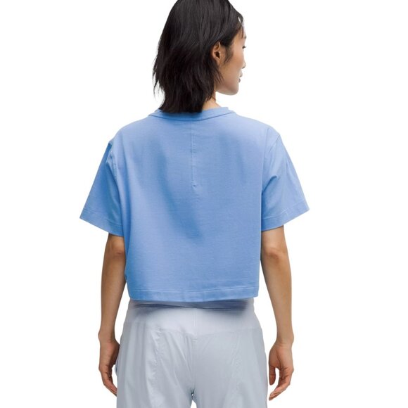 NWT Lululemon All Yours Organic Cotton Cropped T-Shirt - Picture 2 of 6